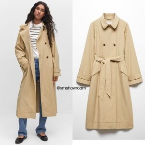 🔥Last 1🔥MANGO LYOCELL Trench coat
